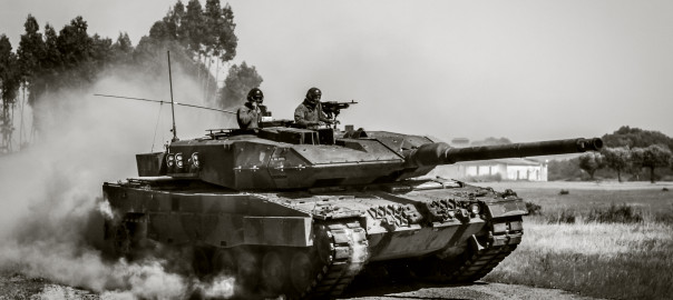 Leopard do Grupo de Carros de Combate da Brigada Mecanizada