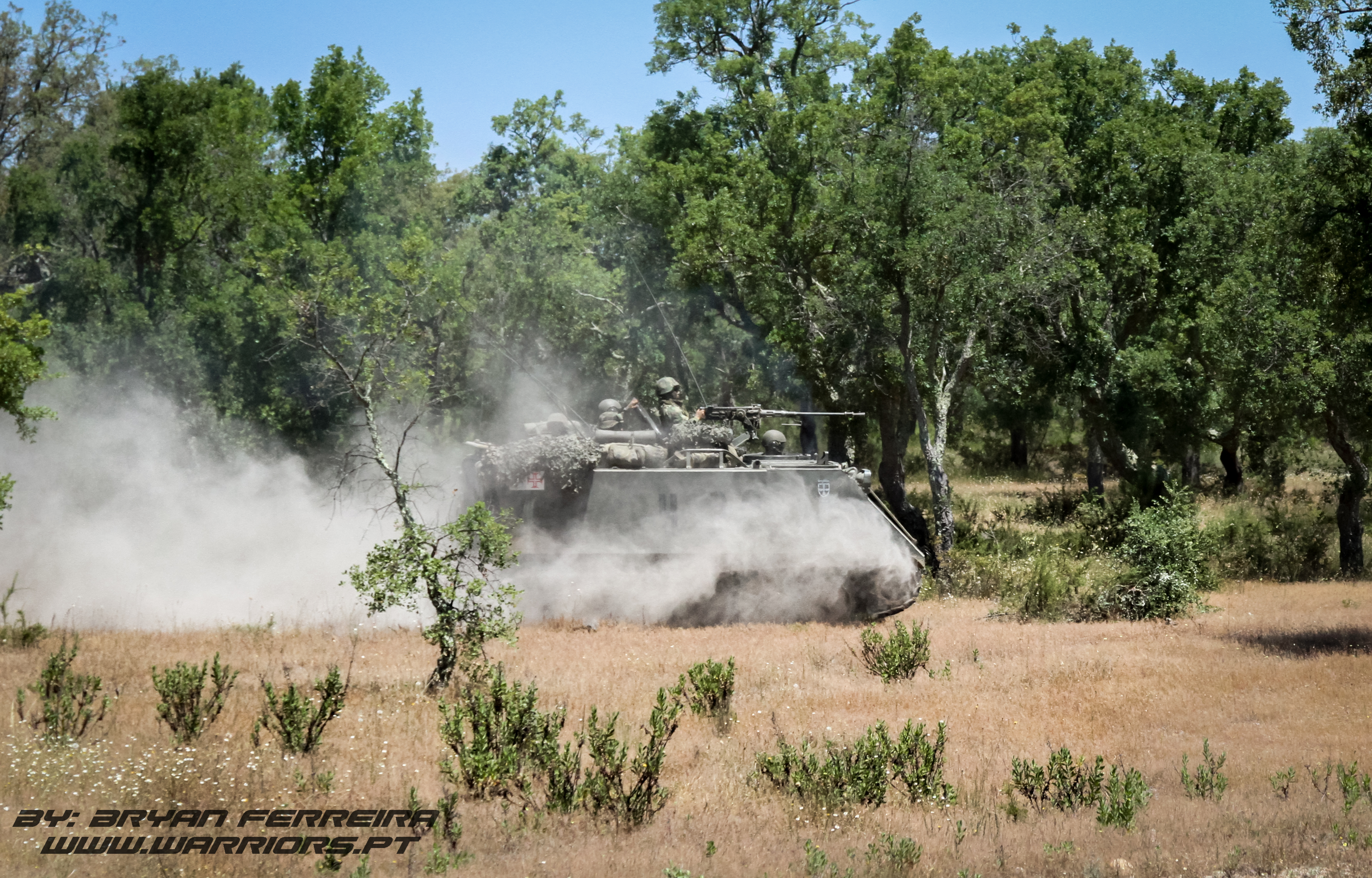 Veiculo M113 do Batalhao de Infantaria Mecanizada