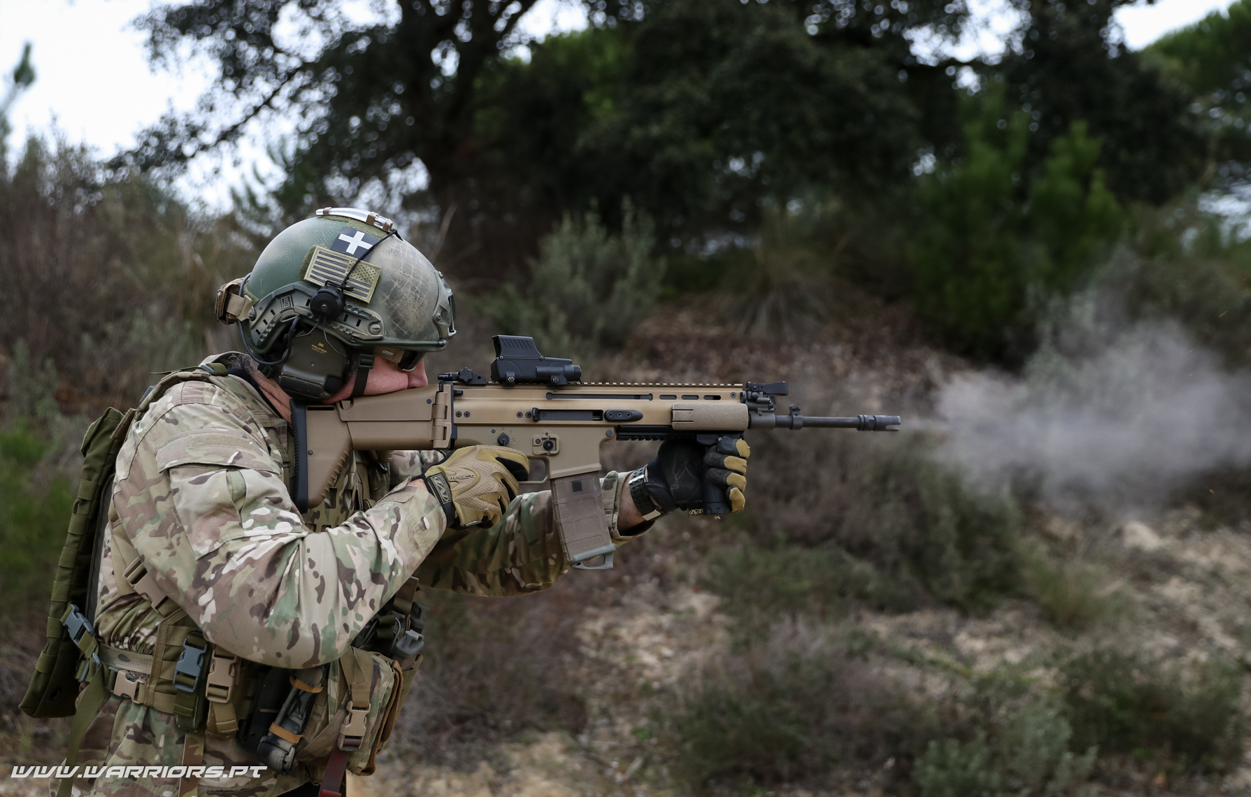 Substituição da G3. Rangers Special Forces FN SCAR-L 5,56x45mm New assault rifle for the Portuguese Army